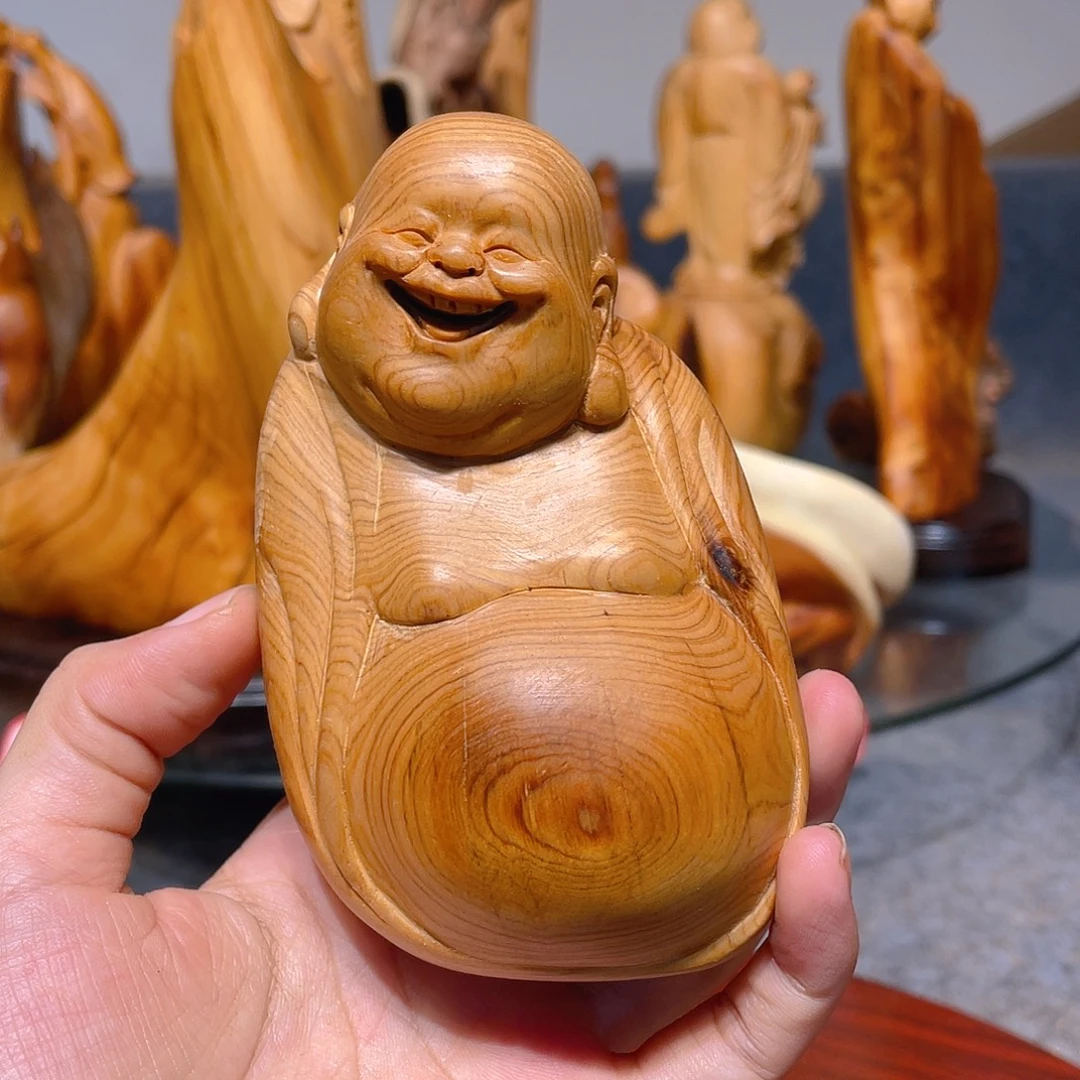 柏木崖柏木手把件摆件