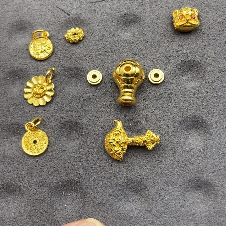 牛***生玻璃足银小金刚套盘缠侧挂