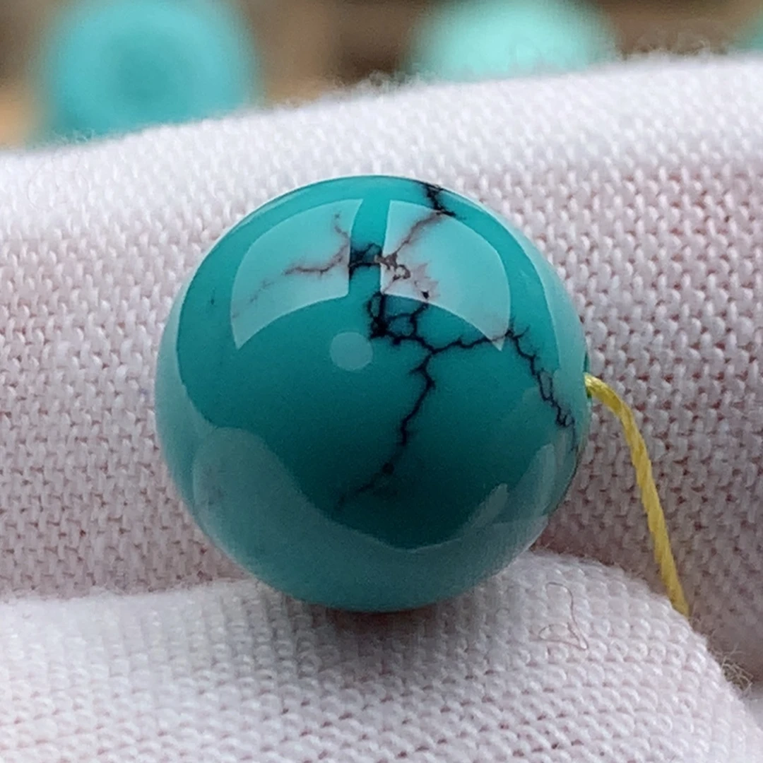 绿松石未镶嵌珠宝奇石11.7mm