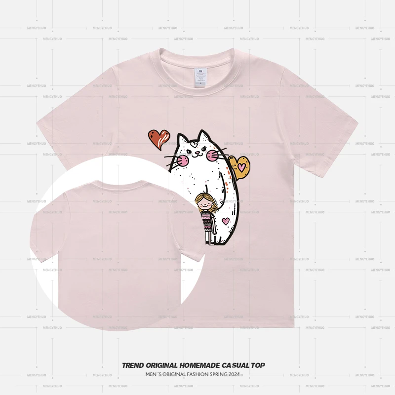 【T恤系列】胖猫猫 230g精梳棉男女同款短袖