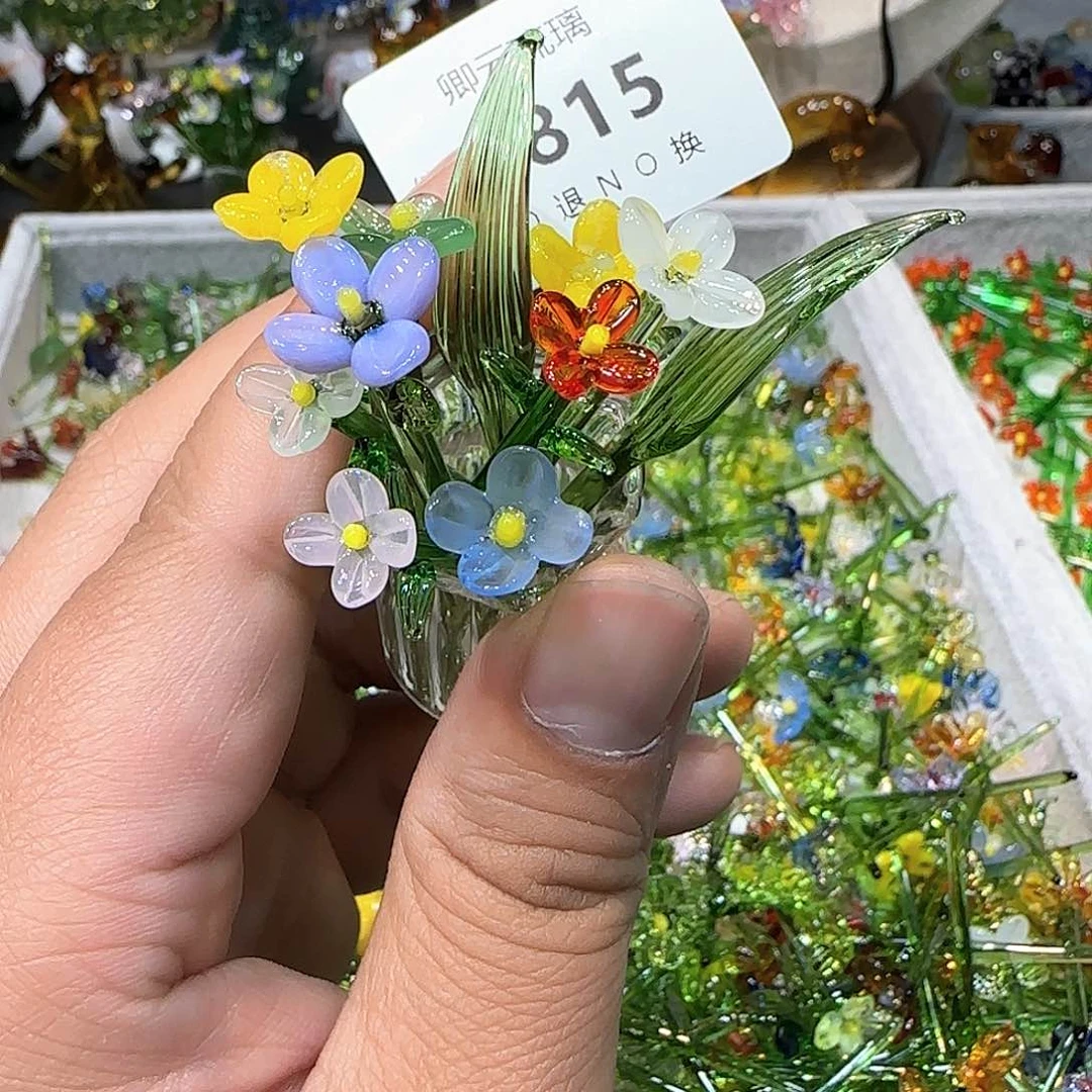 琉璃手工艺品815插花