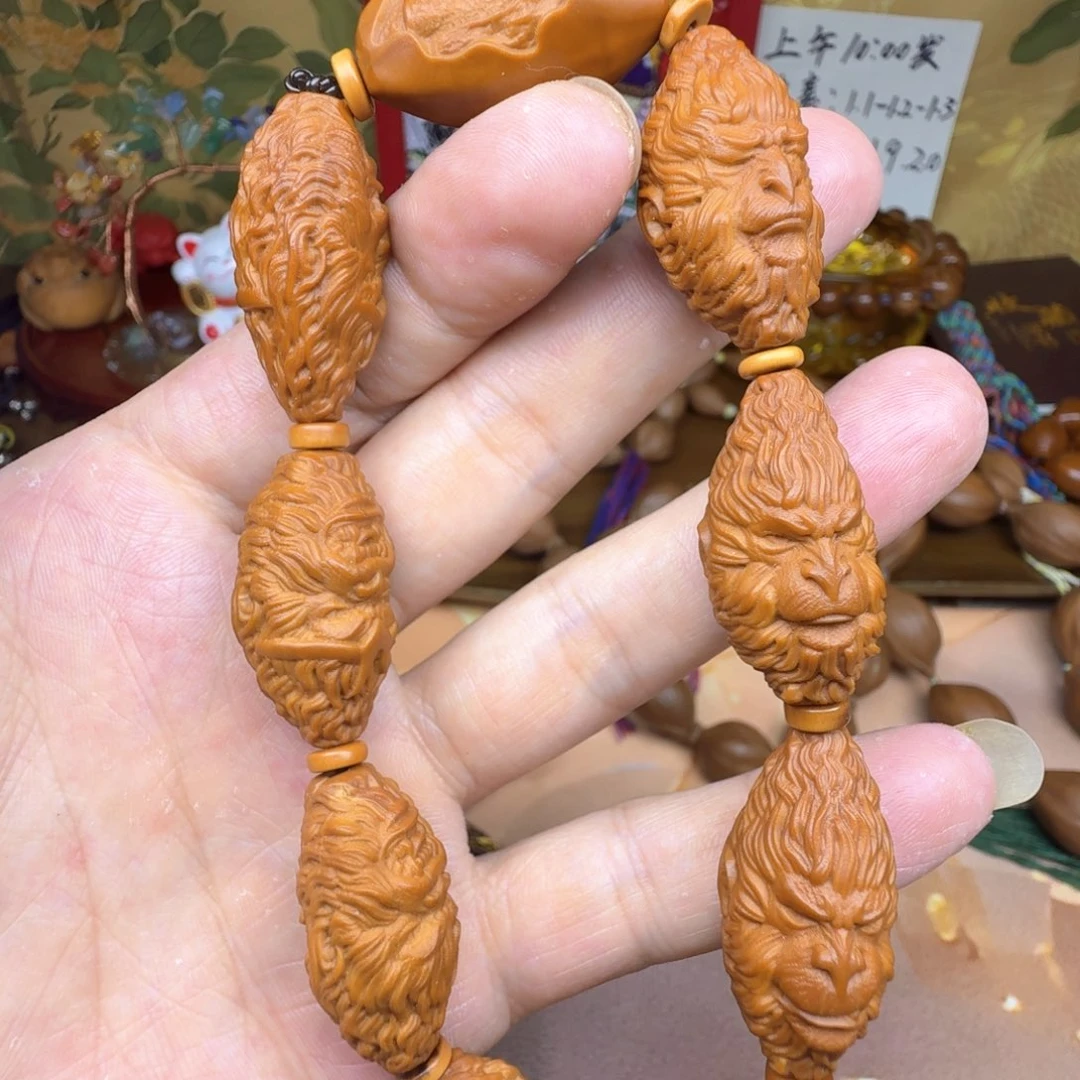 橄榄核手串/手链橄榄核雕刻Q