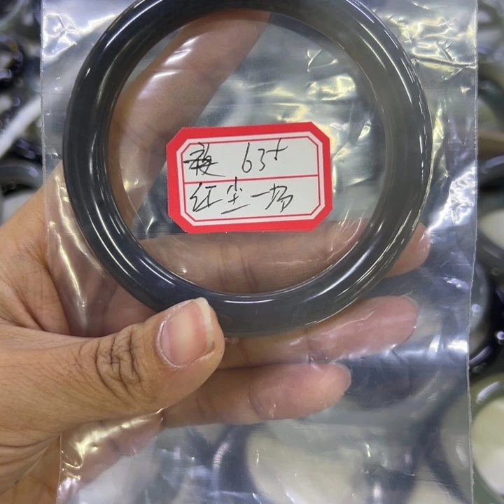 红***场蛇纹石玉合金手镯