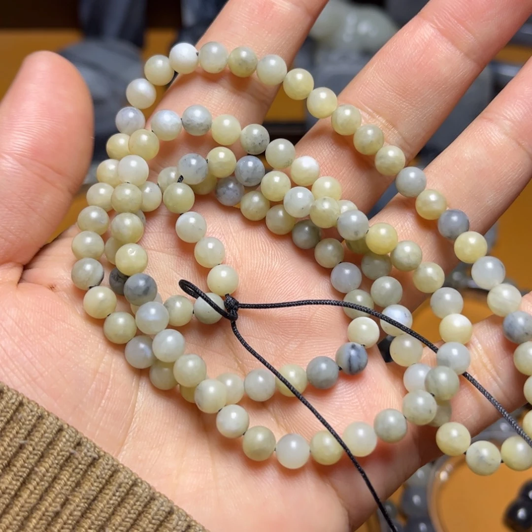 和田玉未镶嵌手链卡六108不退换