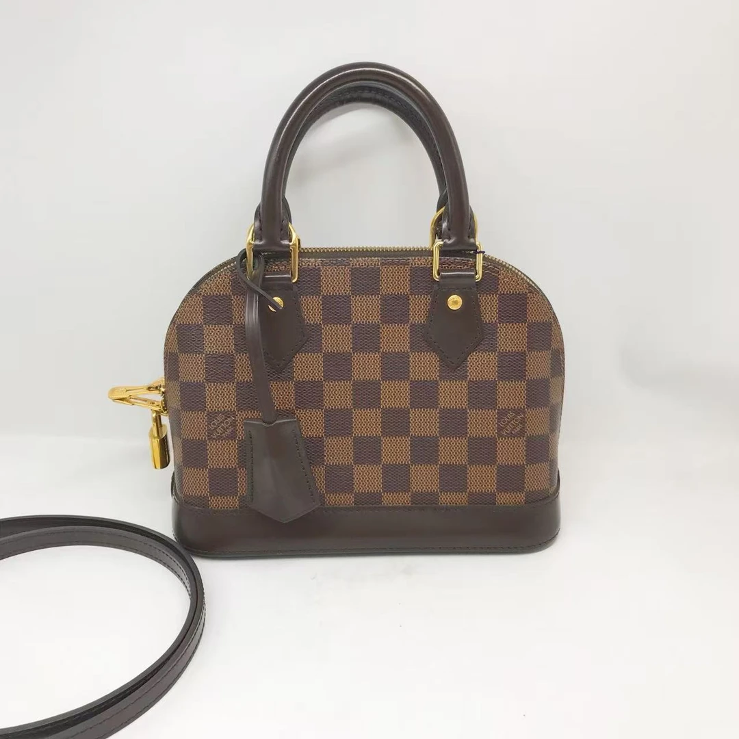95新 LouisVuitton/路易威登 洋诚二手 LV棋盘格贝壳 98新