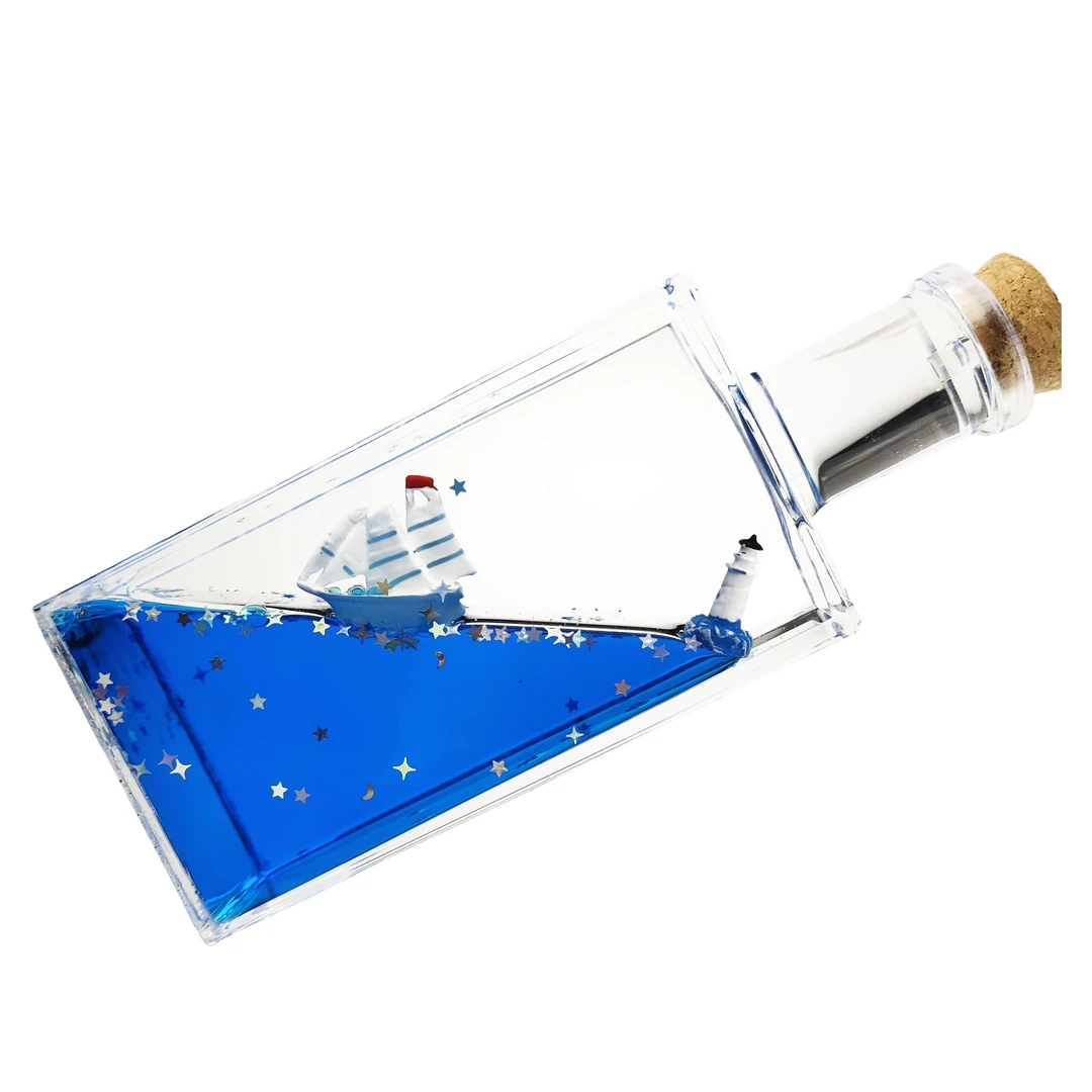 到手3个，青壹坊特大号漂流瓶入油摆件62498