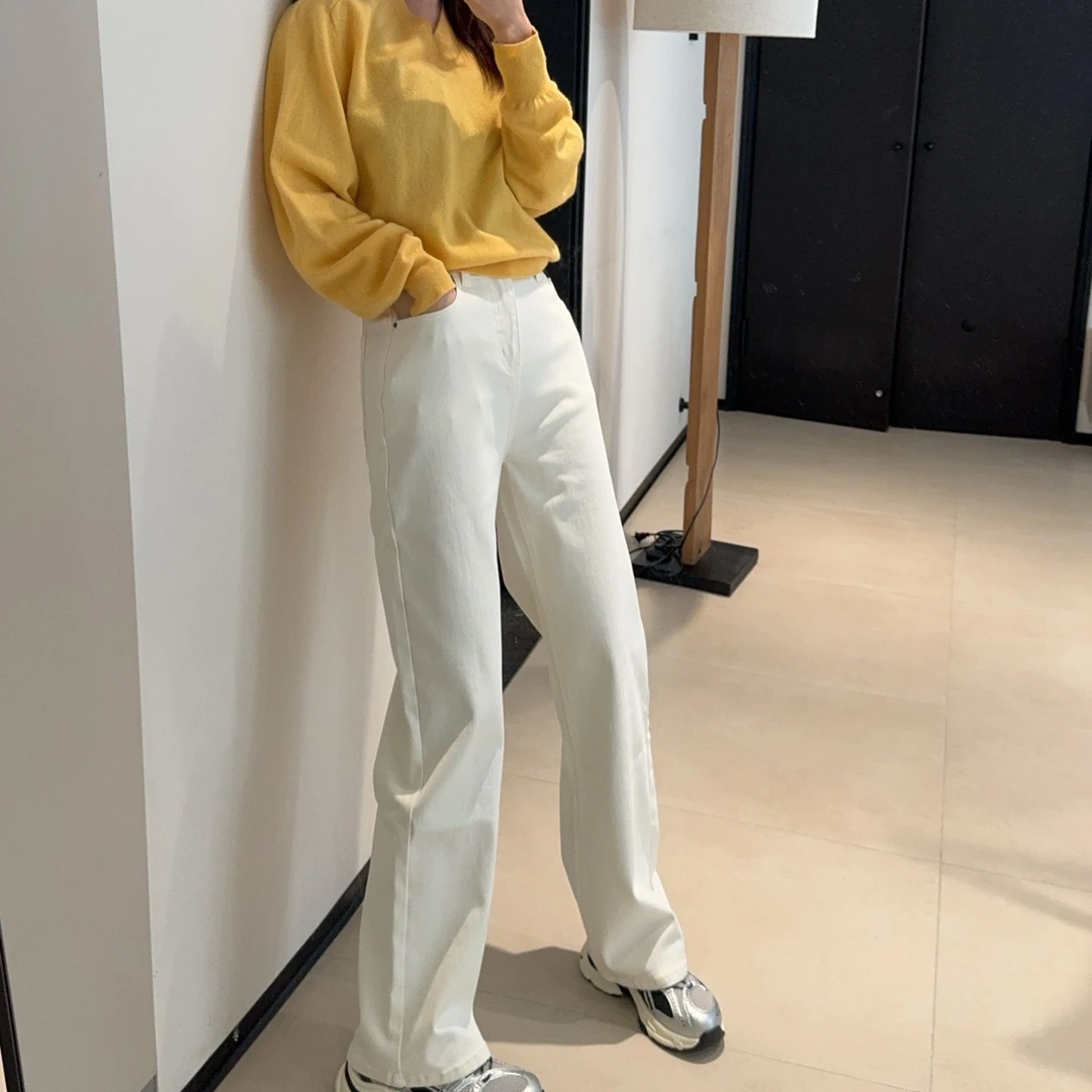 ［IAMMEIYA］-大骨架穿搭 深圳货窄版直筒牛仔裤661658