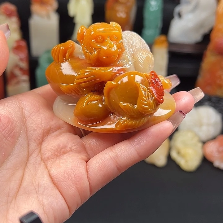 寿山石老性芙蓉石