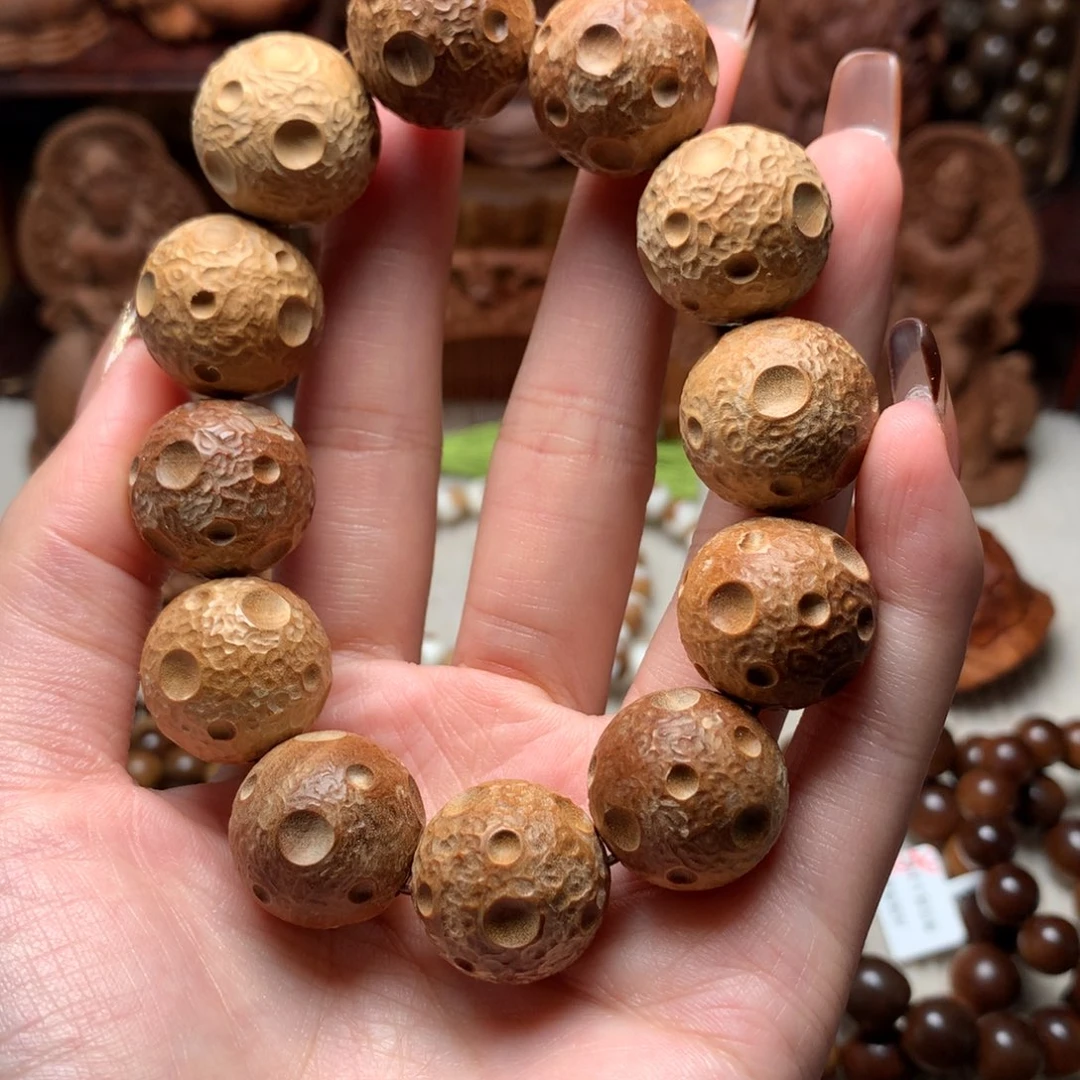 ℒ***এ檀香木手串/手链老山檀香2.0奶香无相