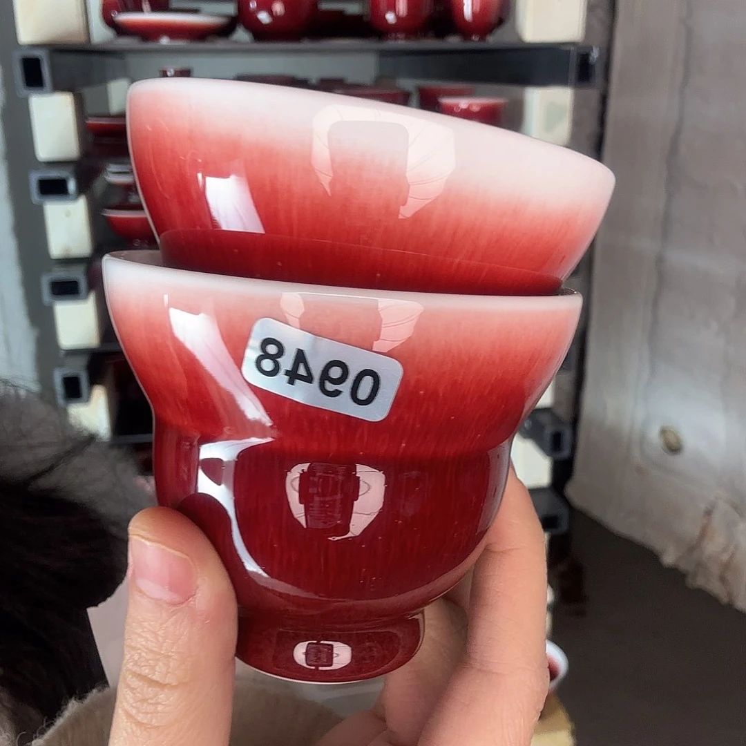 杯景德镇郎红陶瓷