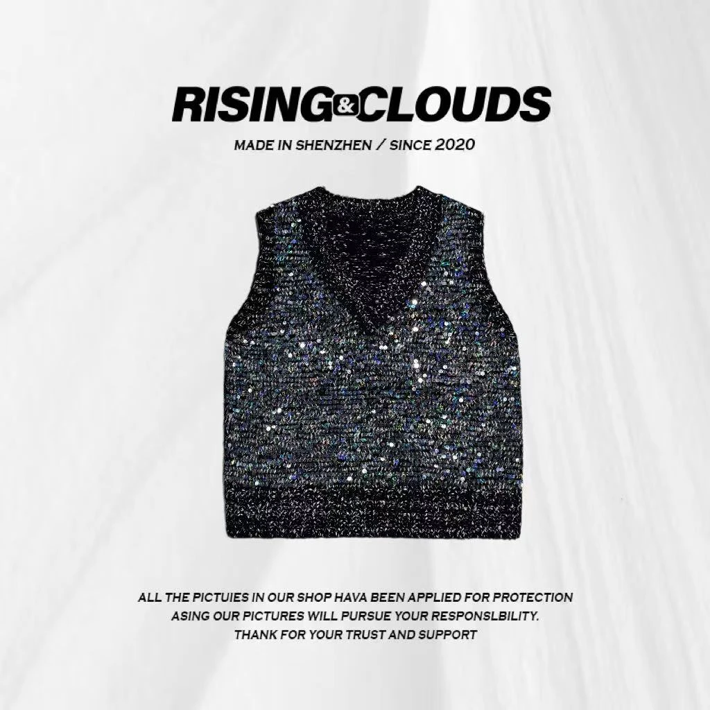 RISING&CLOUDS【小云姐】深圳南油百搭时尚无袖马甲090267