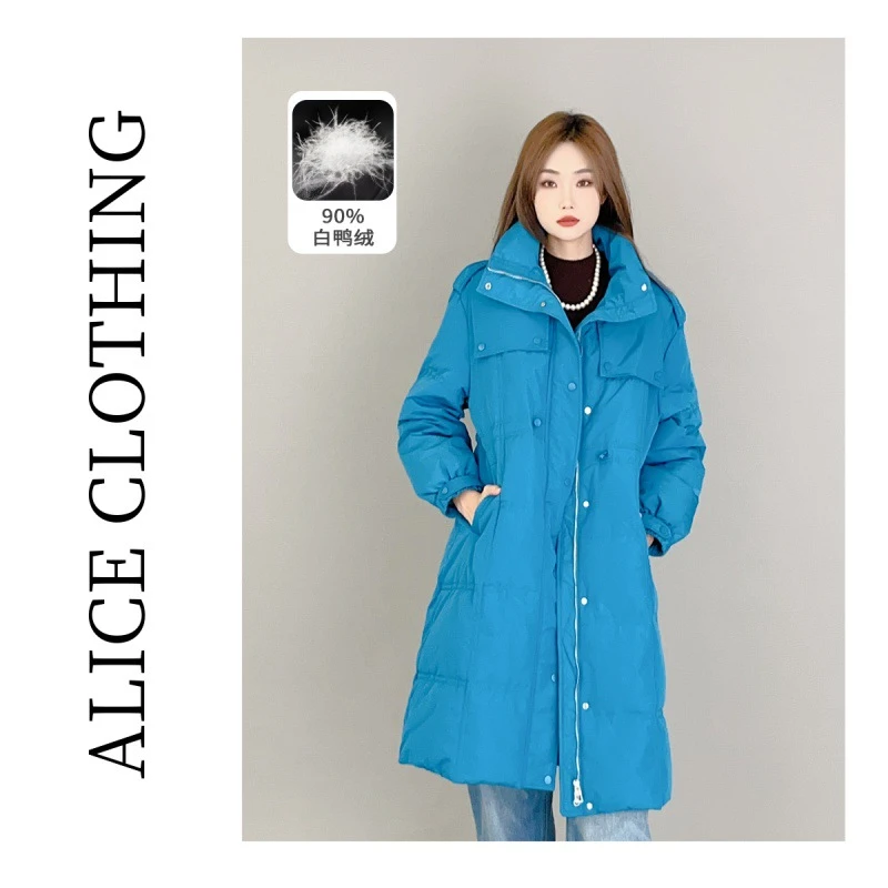 6 ALICE “天蓝海岸”鸭绒羽绒服蓬松暖意 气质立领 S2135650Tr