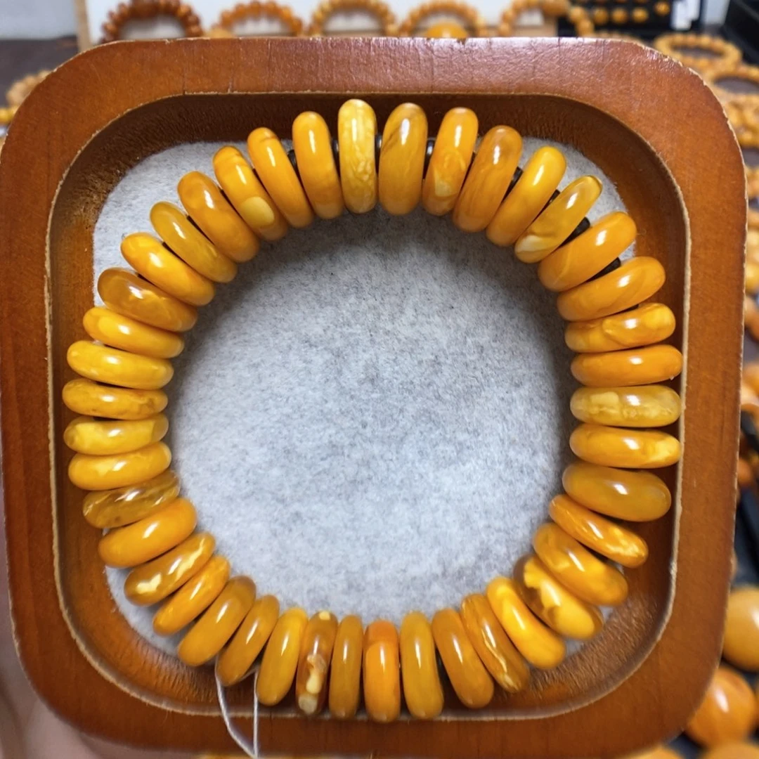 蜜蜡手串未镶嵌蜜蜡