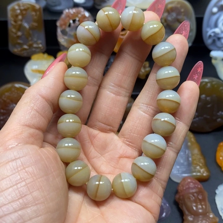 中***堂玛瑙/玉髓未镶嵌项链项链