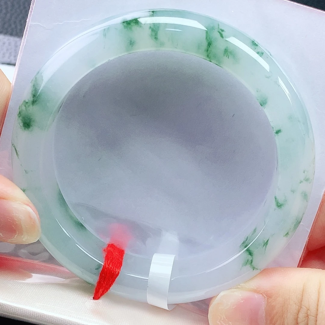 未镶嵌手镯翡翠54圈