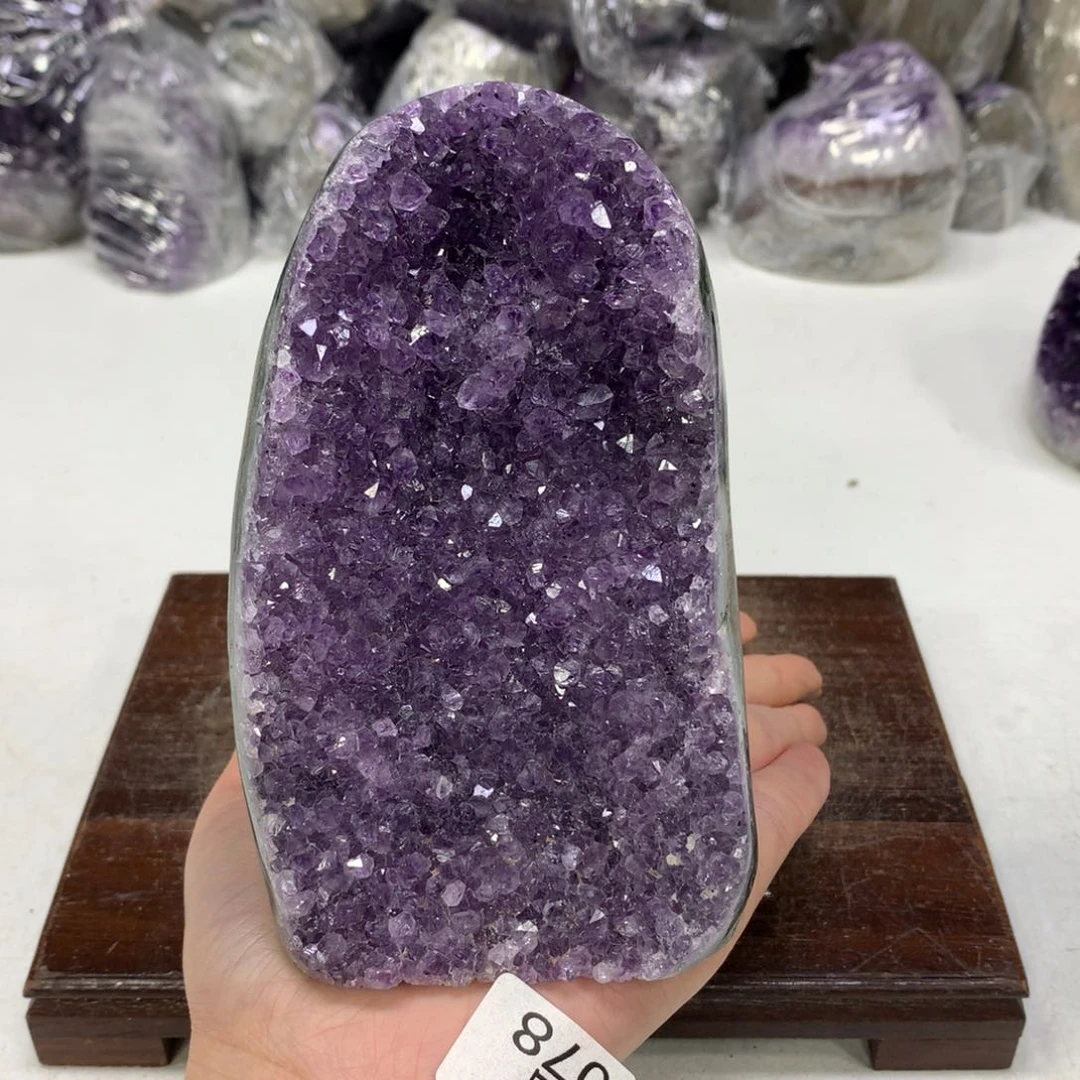 紫晶摆件未镶嵌水晶