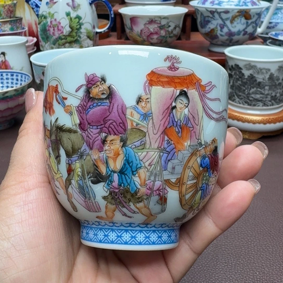 瓷片景德镇仿古手工制作精品展示