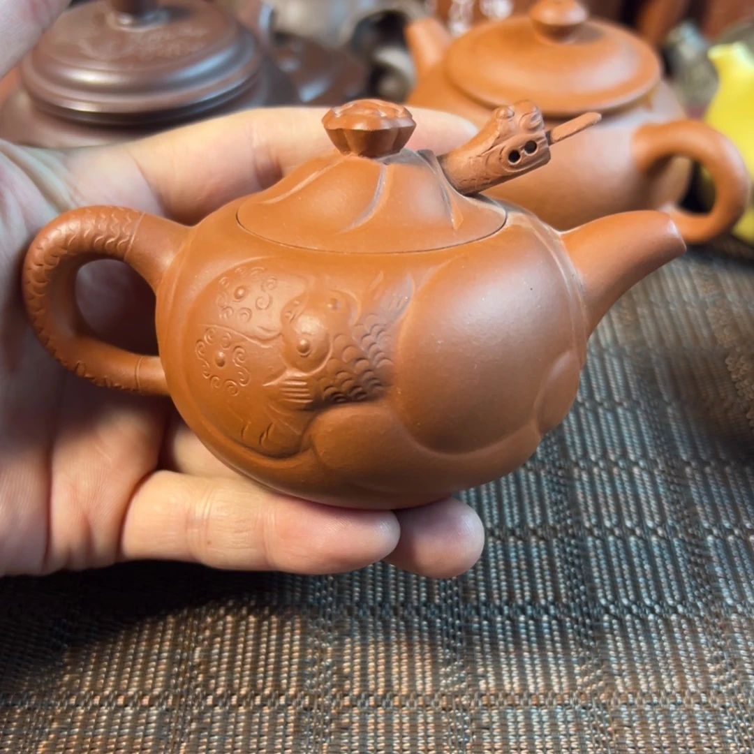 茶壶紫砂宜兴原矿紫砂壶150毫升容量