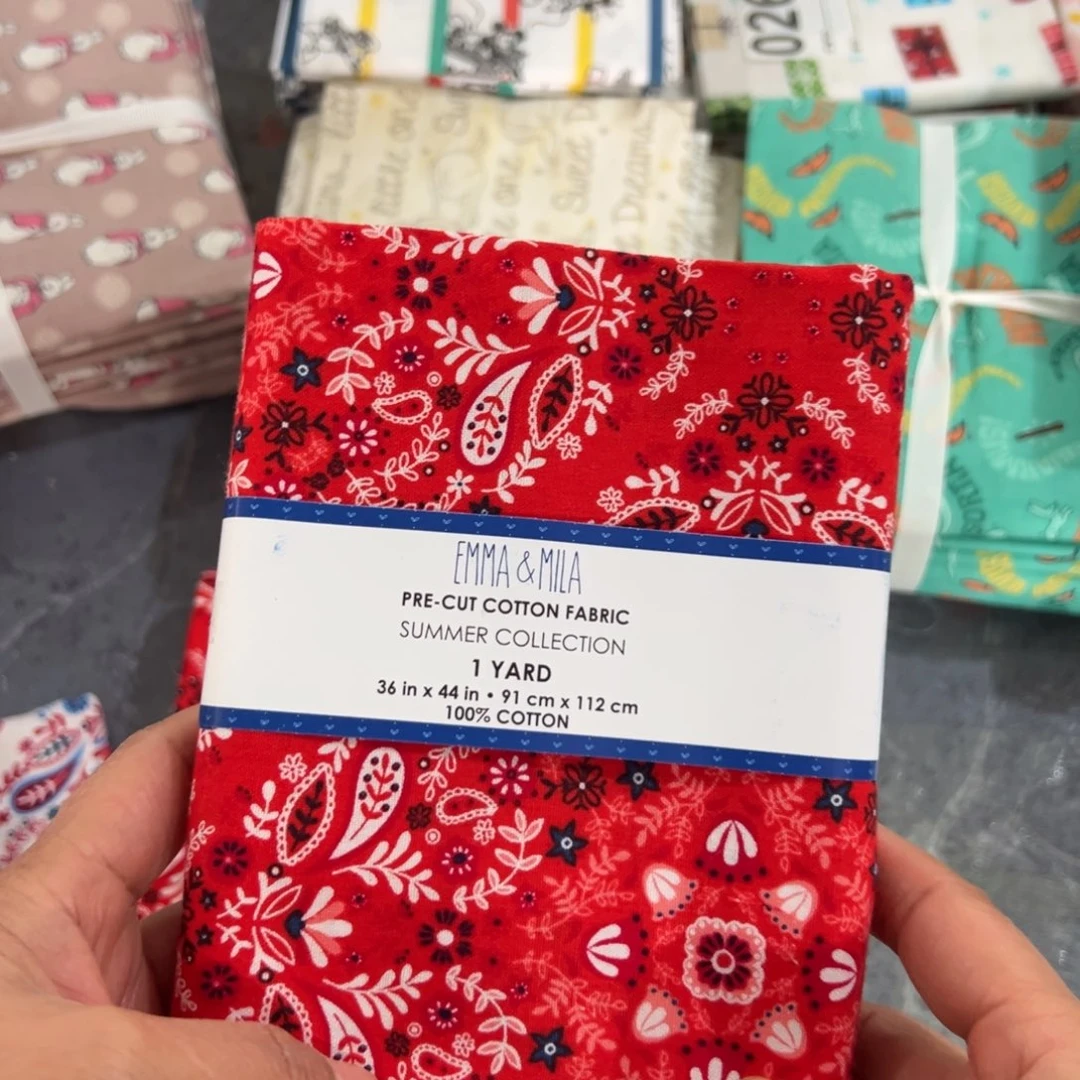 一码纯棉平布90长1.1米宽果子布