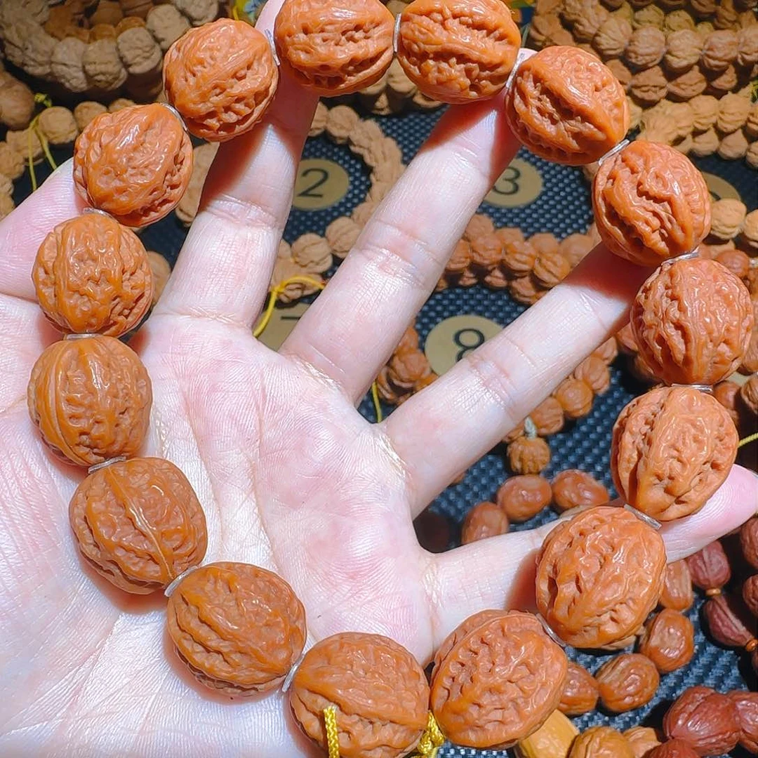 文玩核桃吊坠京八棱手持