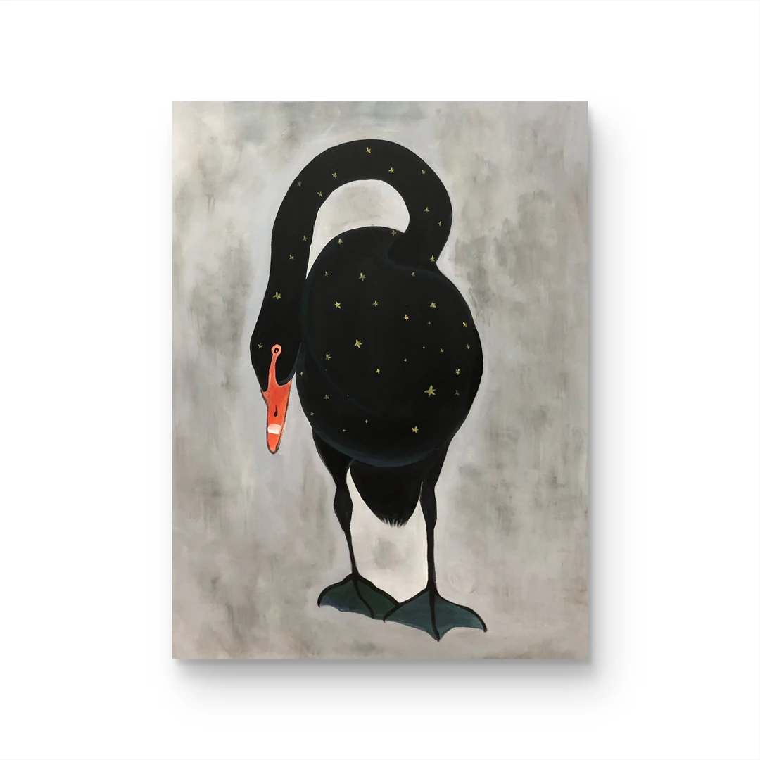 【黑鹅】原创 “75*100” No.2016 纯手绘装饰画