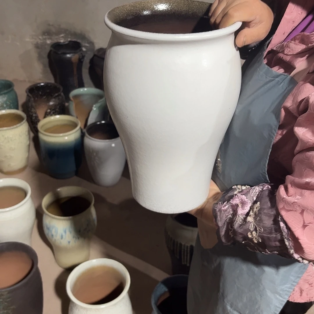 花盆紫砂口20高32