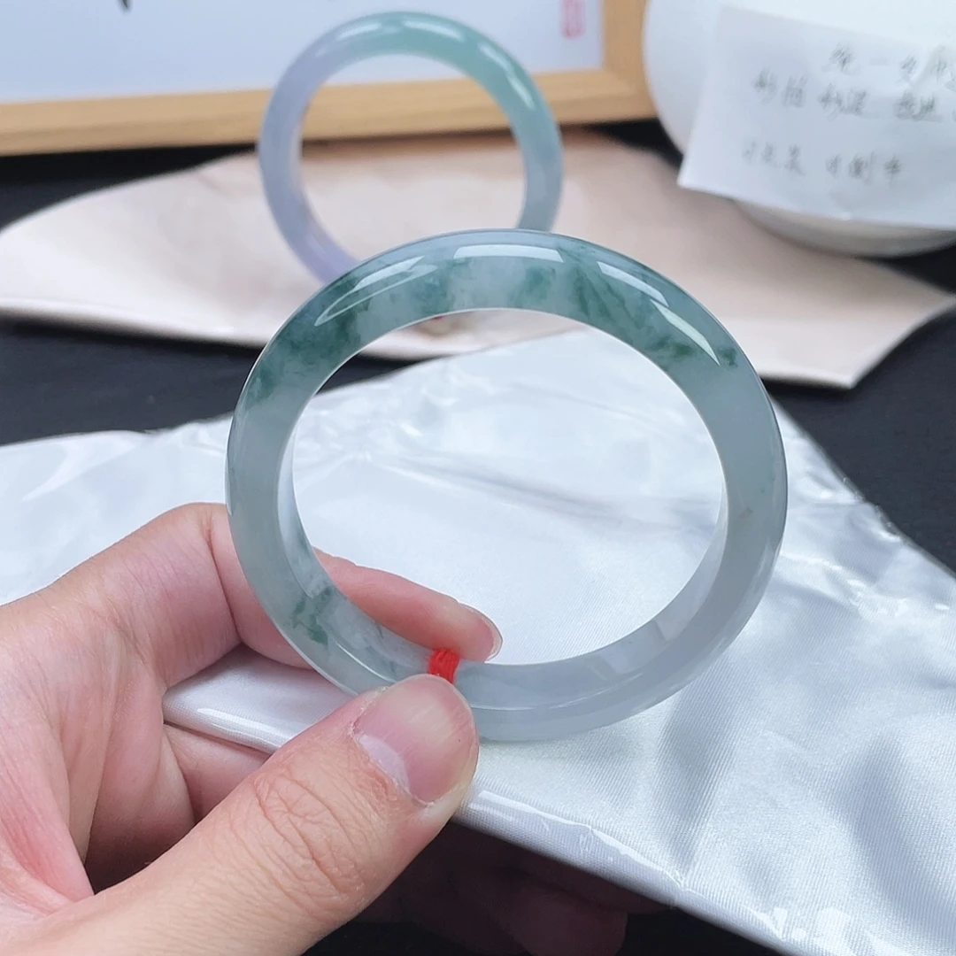 翡翠未镶嵌手镯手镯56.