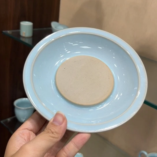 瓷片陶瓷茶器陶瓷汝瓷