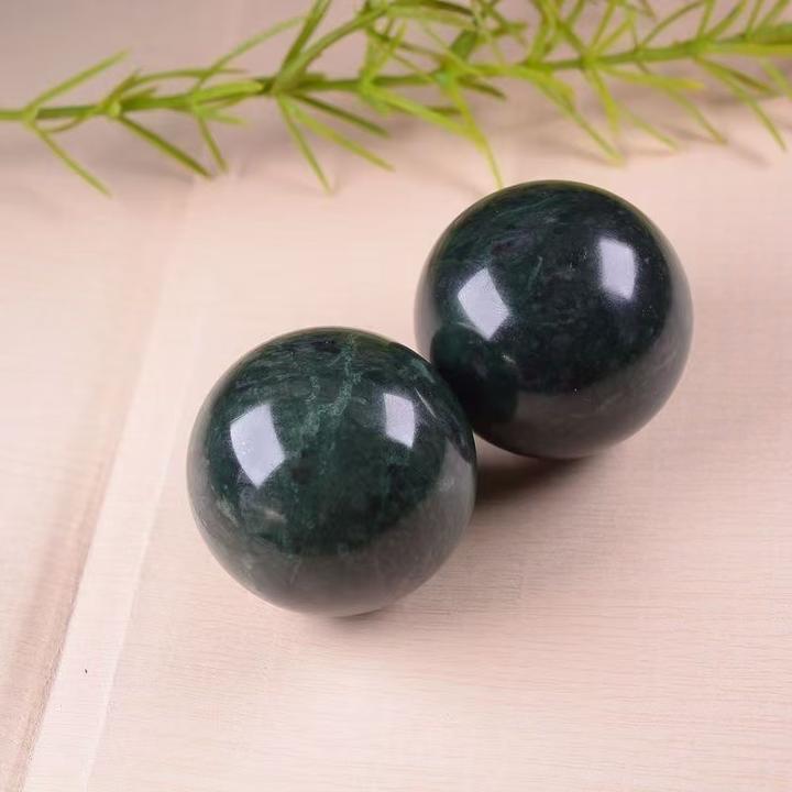 A 药王石手球中老年健身保健手部按摩把玩训练手转球