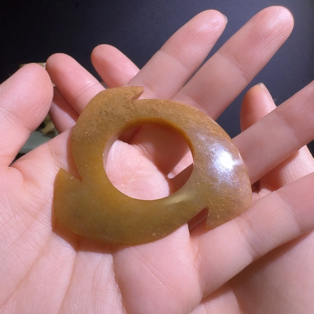 和田玉未镶嵌挂件二*风