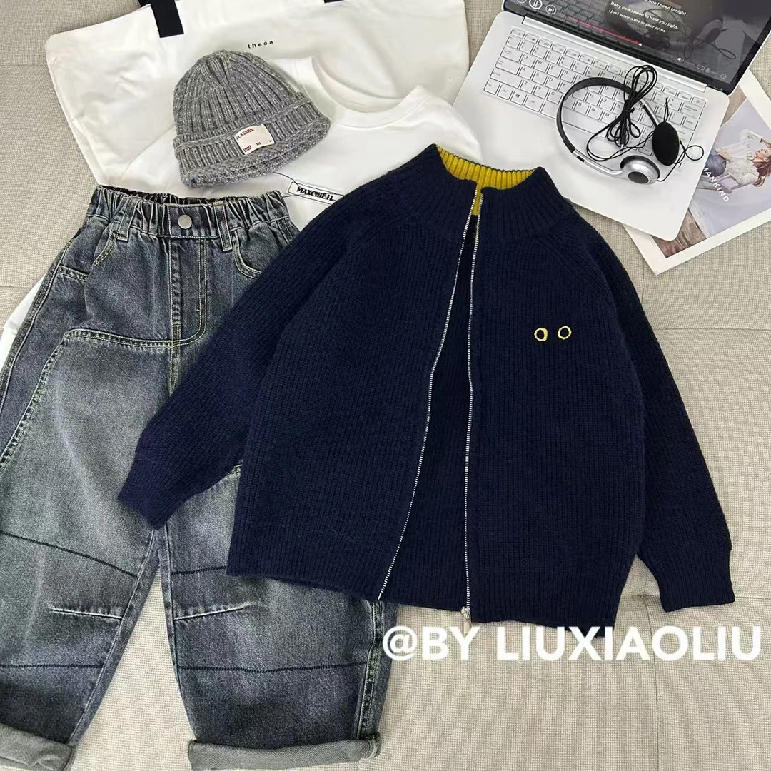 杭州六小六正版BY LIUXIAOLIU秋季儿童毛衣外套17567