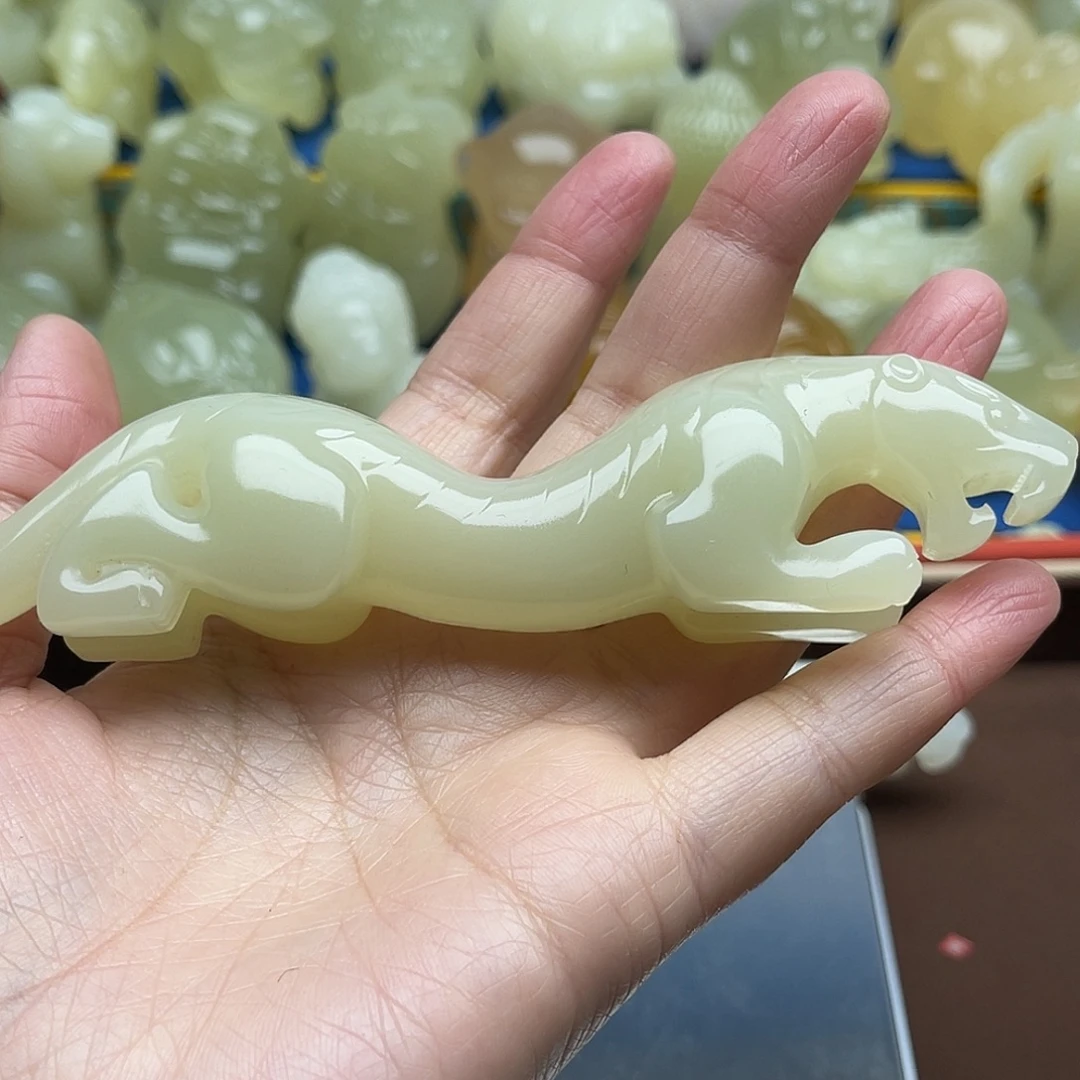 玉天然桌面小摆件