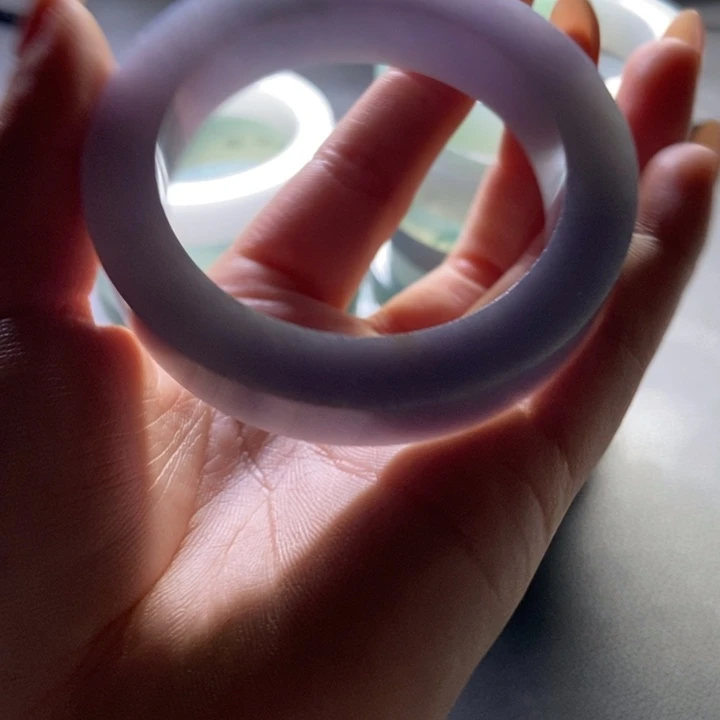 我***…定制翡翠未镶嵌　翡翠手镯