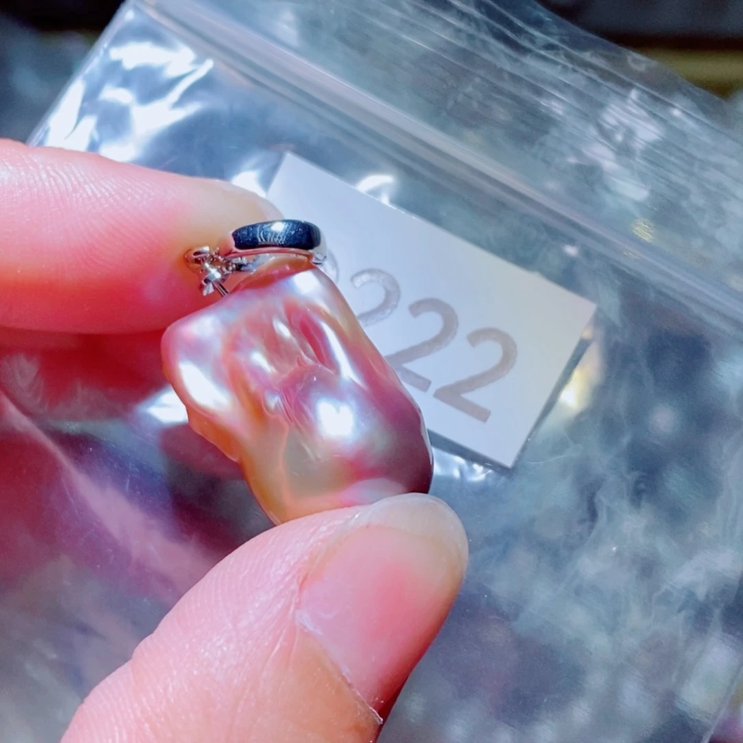 白***水银S925镶嵌淡水珍珠其他珍珠太好看了太美了