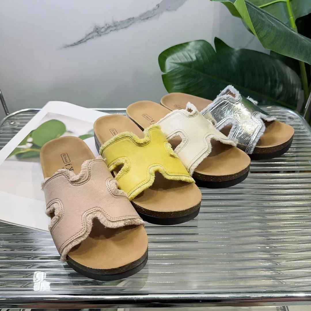 夏款法式拖鞋女新款配裙子透气拖鞋918-1