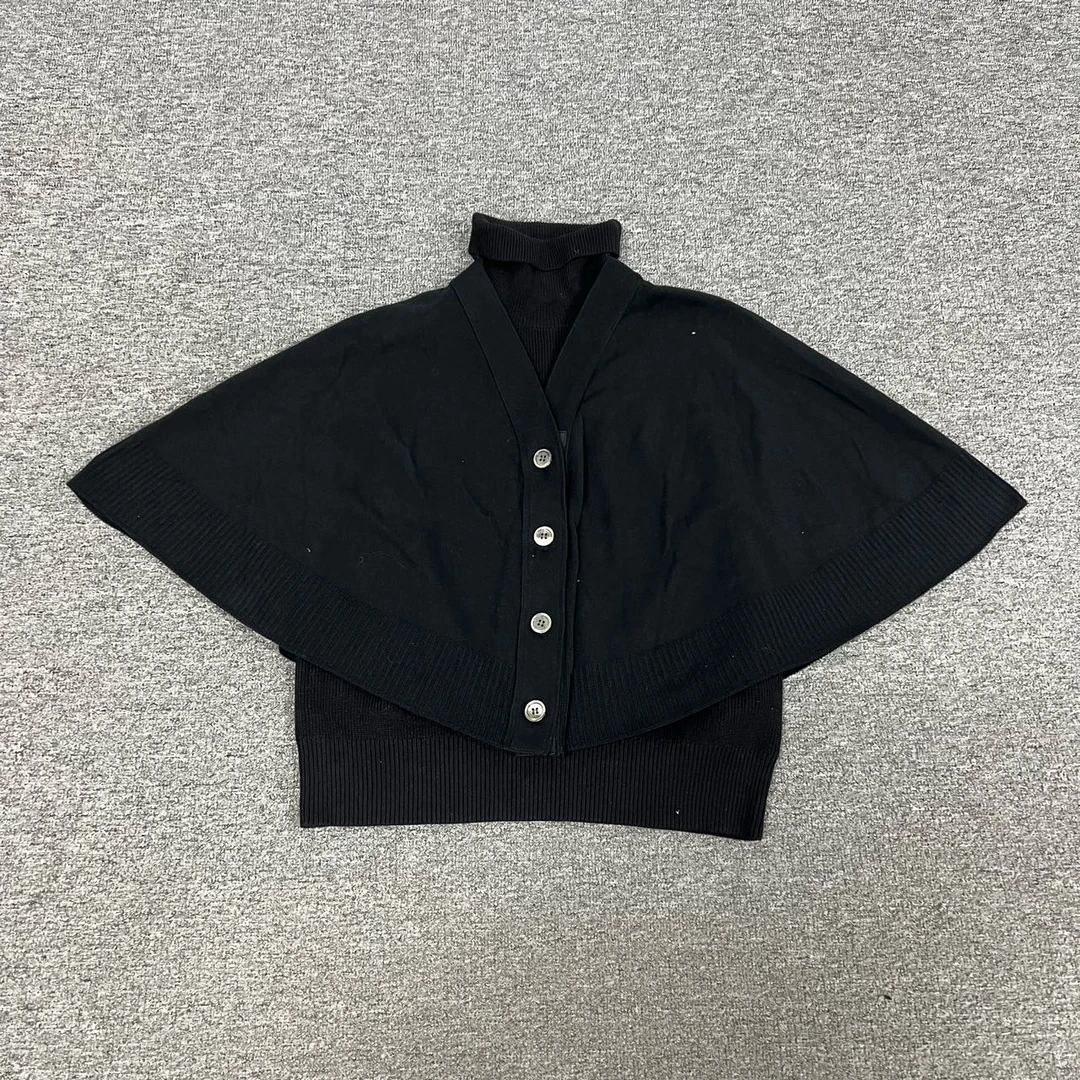 99新  sacai 针织斗篷披肩