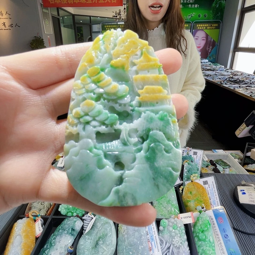 颈饰未镶嵌翡翠翡翠