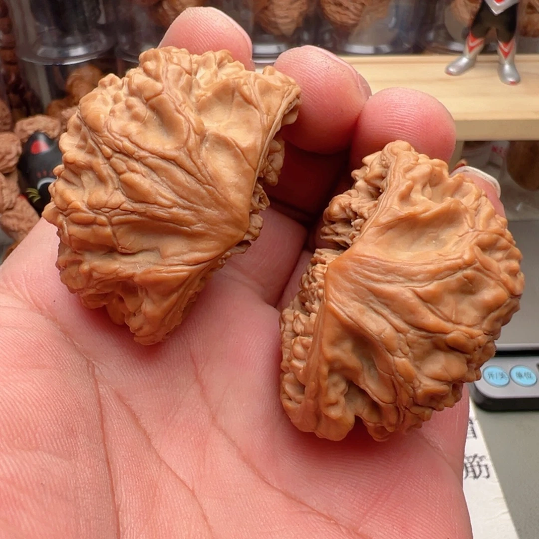 文玩核桃把件47尺全品蛇头