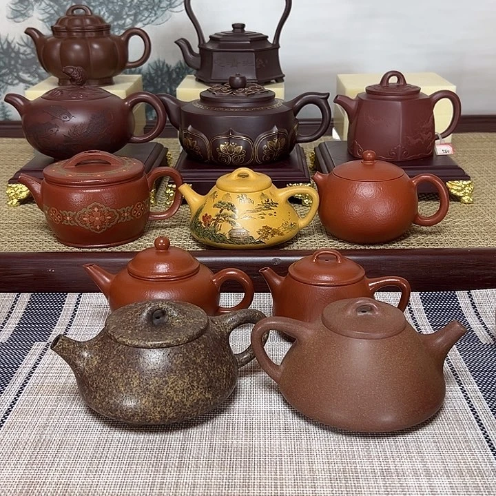 紫砂茶壶老*猫紫砂壶的制作