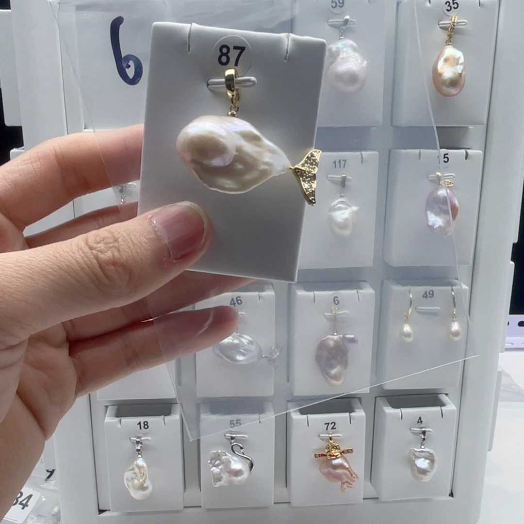 颈饰淡水珍珠合金