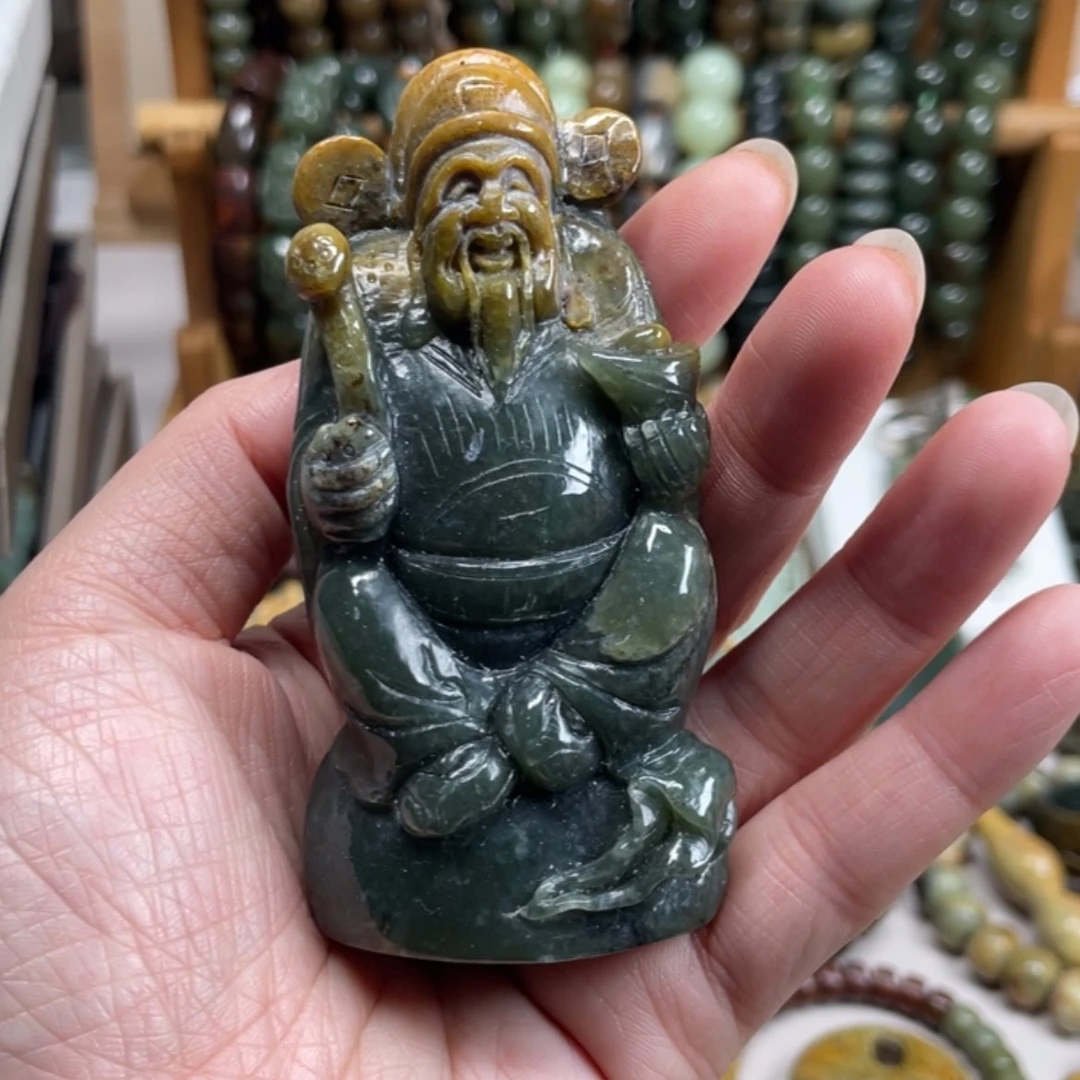 【闪购商品】岫岩河磨玉（透闪石质玉）手把件未镶嵌