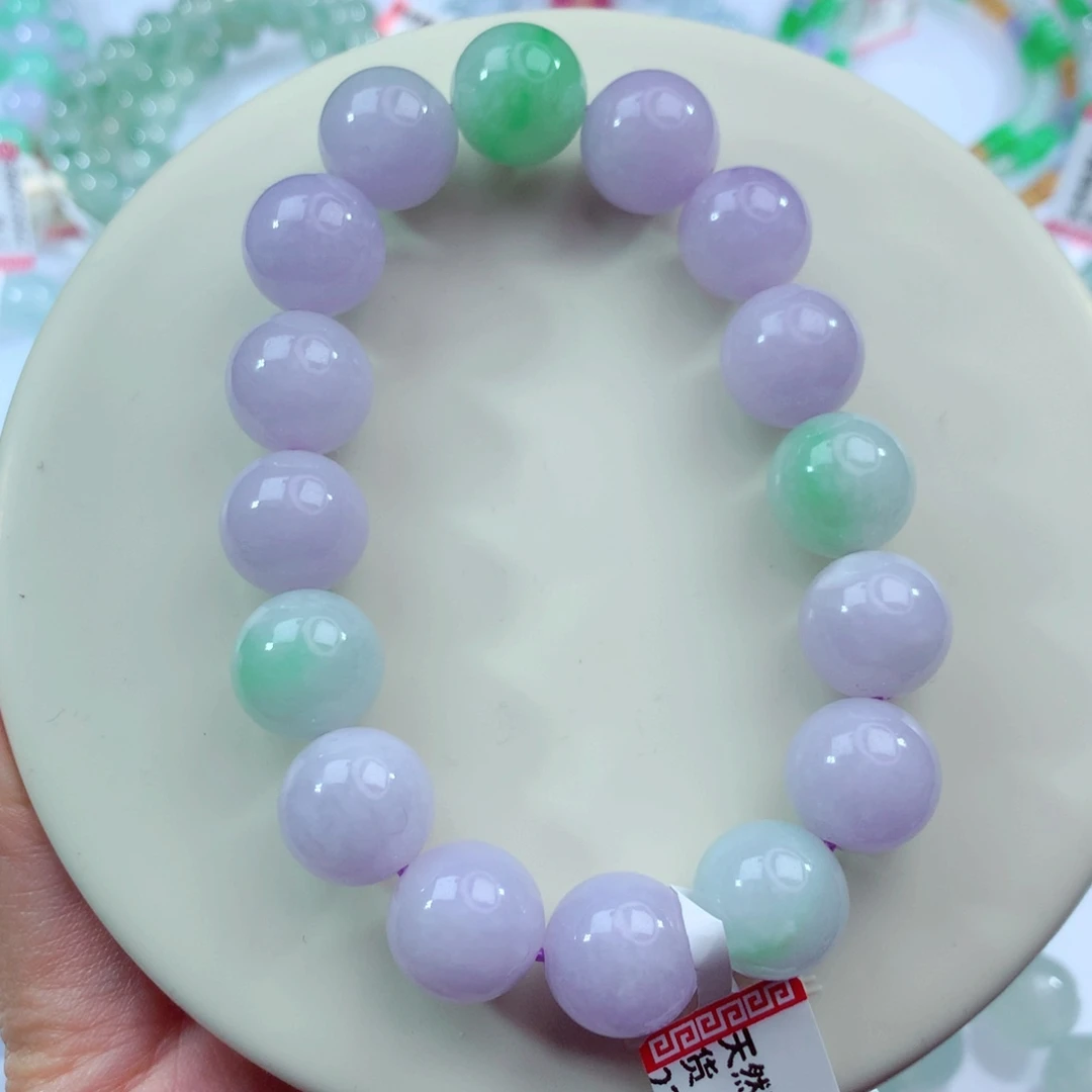 翡翠未镶嵌手链卡13