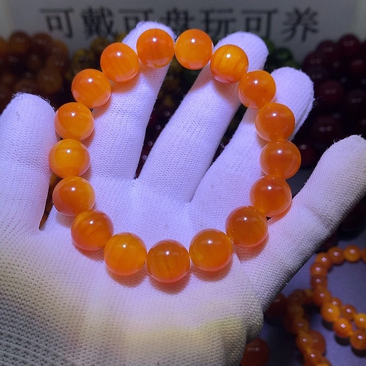 松木（琥珀木）手串/手链1.3 包浆高货