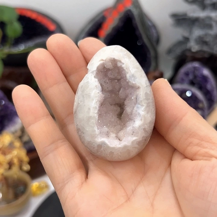 珠宝半成品紫晶未镶嵌