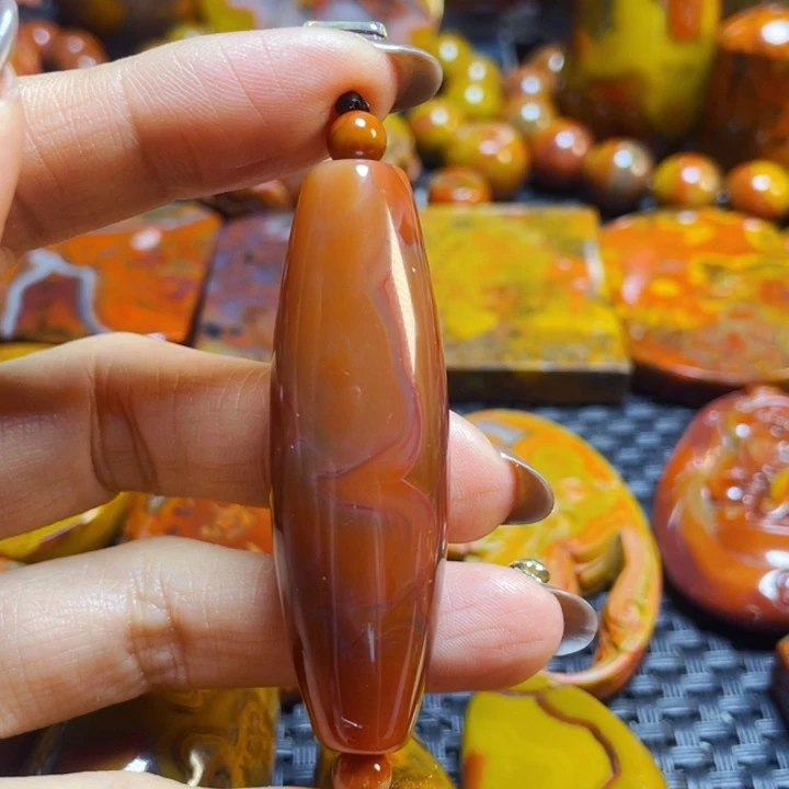 未镶嵌战国红吊坠玛瑙/玉髓