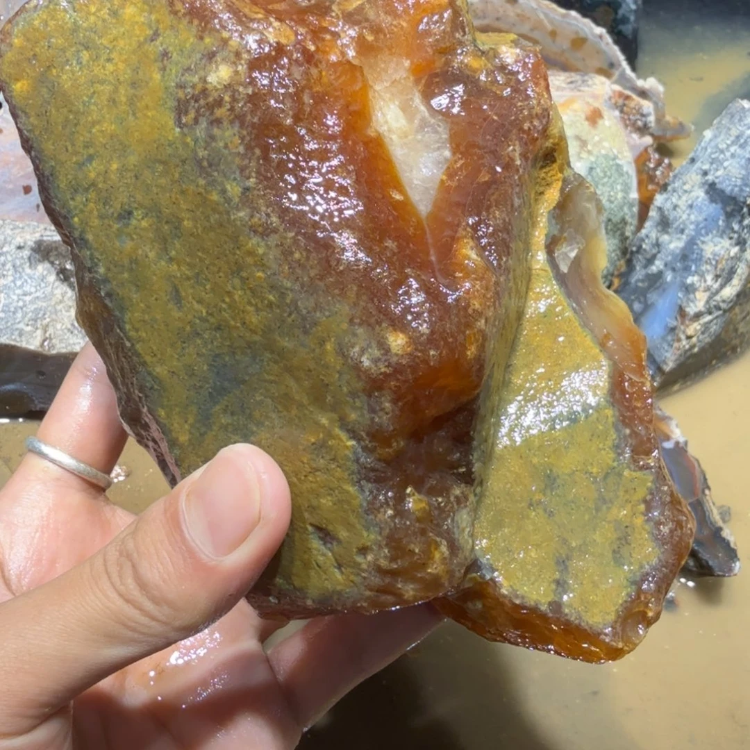 未镶嵌玛瑙/玉髓珠宝半成品