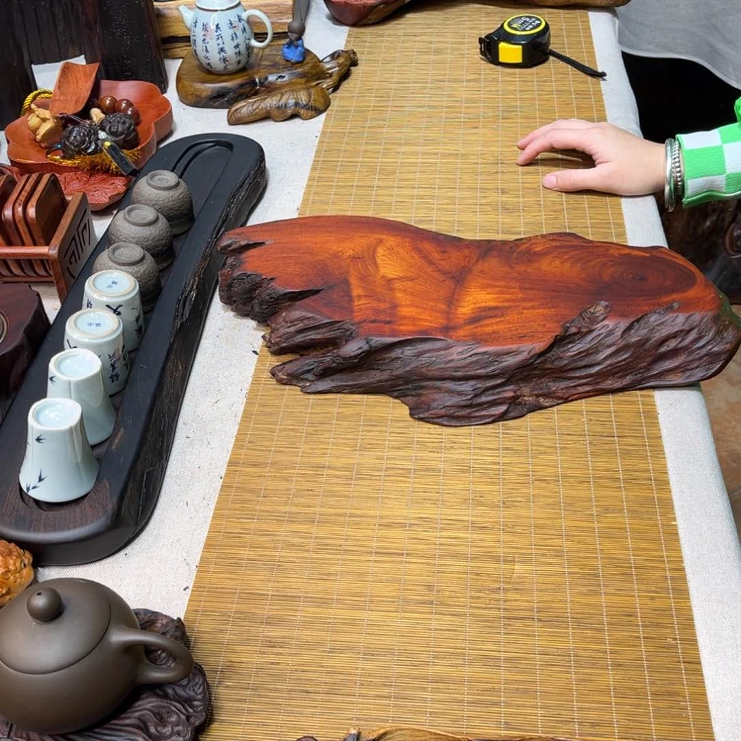 缅甸花梨随形底座