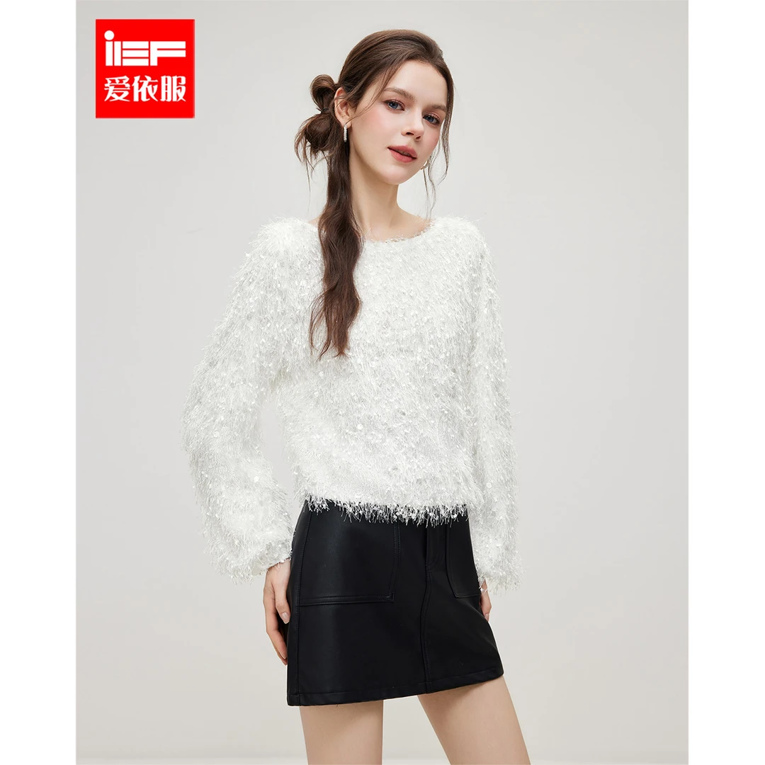 【商场同款新品】IEF/爱依服2025春季新款仙气优雅上衣欧若风