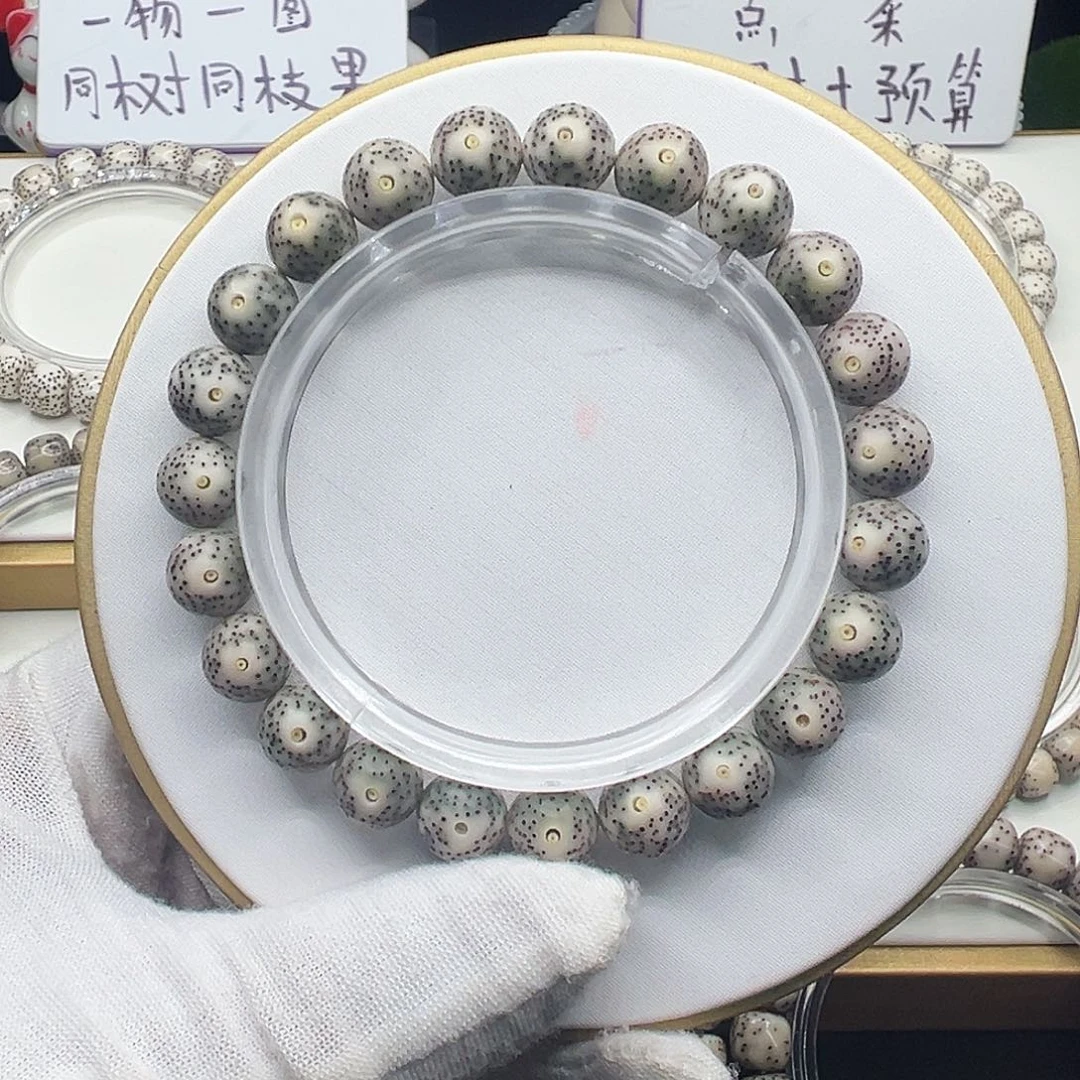 星月菩提手串糯冰10圆珠手持