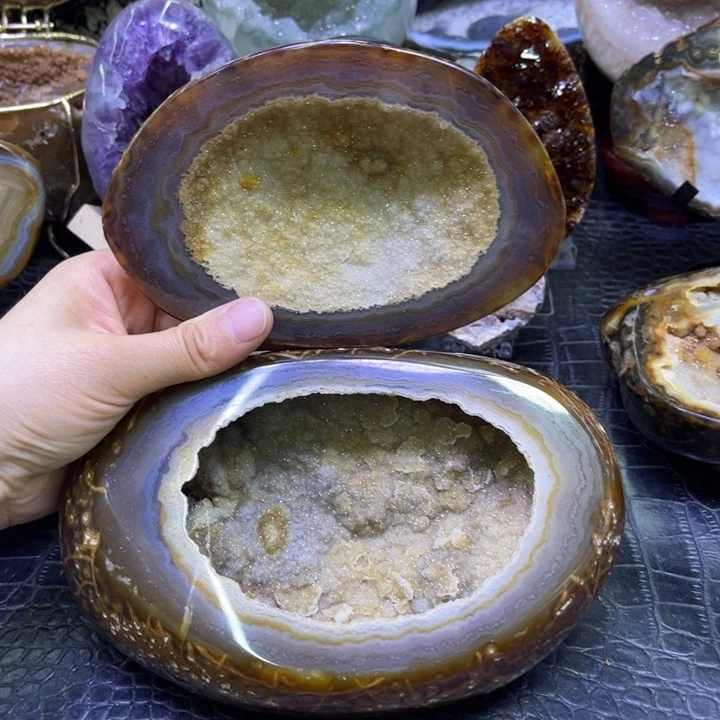 水晶珠宝半成品未镶嵌特价瑕疵盆